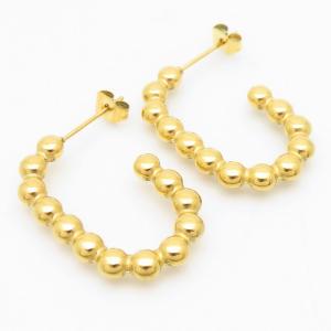 SS Gold-Plating Earring - KE113517-YX