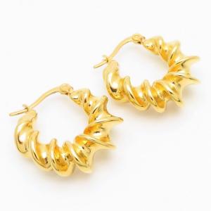 SS Gold-Plating Earring - KE113521-YX