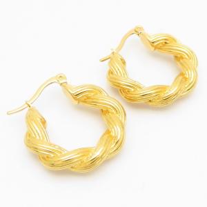 SS Gold-Plating Earring - KE113523-YX