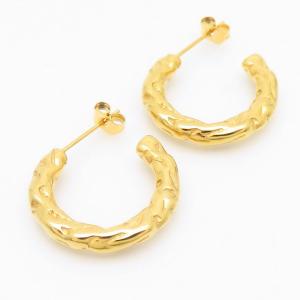SS Gold-Plating Earring - KE113525-YX