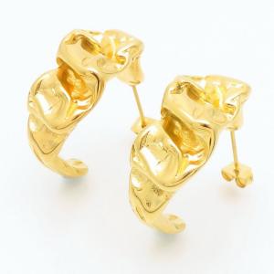 SS Gold-Plating Earring - KE113540-YX