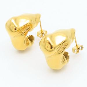 SS Gold-Plating Earring - KE113542-YX