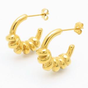SS Gold-Plating Earring - KE113552-YX