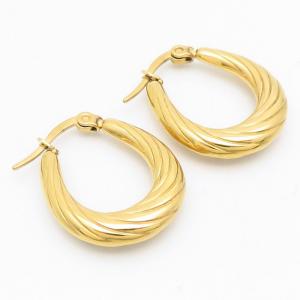 SS Gold-Plating Earring - KE113554-YX