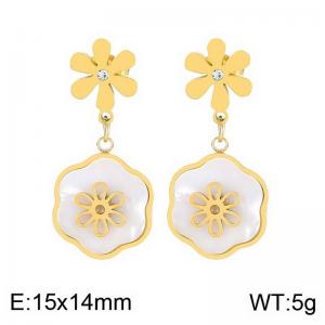 SS Gold-Plating Earring - KE113628-HM