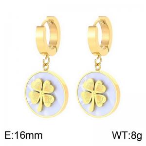 SS Gold-Plating Earring - KE113629-HM