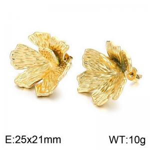 SS Gold-Plating Earring - KE113634-MI
