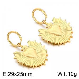 SS Gold-Plating Earring - KE113636-MI