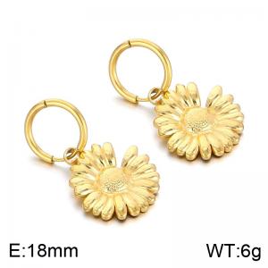 SS Gold-Plating Earring - KE113637-MI