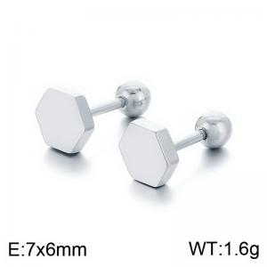 Stainless Steel Earring - KE113685-TLS