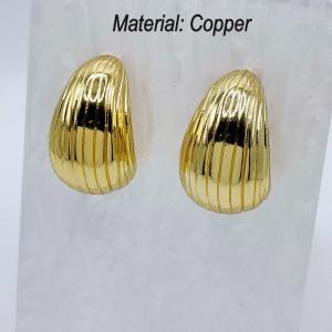 Copper Earring - KE113733-TJG