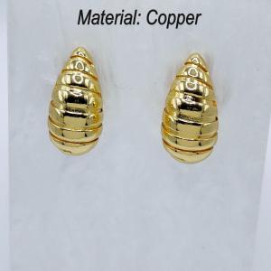 Copper Earring - KE113734-TJG