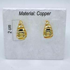 Copper Earring - KE113737-TJG