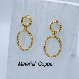 Copper Earring - KE113750-TJG