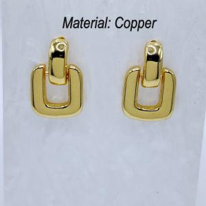 Copper Earring - KE113754-TJG