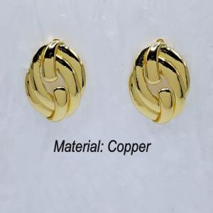 Copper Earring - KE113757-TJG