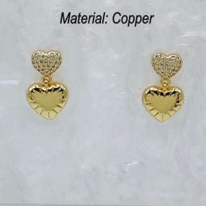 Copper Earring - KE113758-TJG