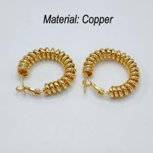 Copper Earring - KE113766-TJG