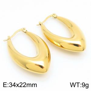 SS Gold-Plating Earring - KE113768-KFC