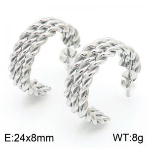 Stainless Steel Earring - KE113794-KFC