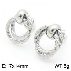 Stainless Steel Earring - KE113796-KFC