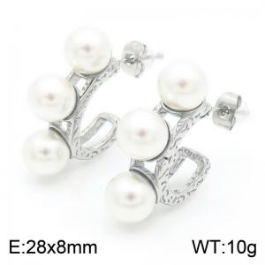 Stainless Steel Earring - KE113802-KFC