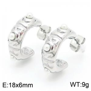 Stainless Steel Earring - KE113806-KFC