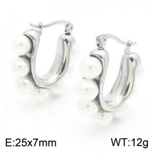 Stainless Steel Earring - KE113819-KFC