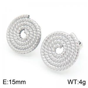 Stainless Steel Earring - KE113877-KFC