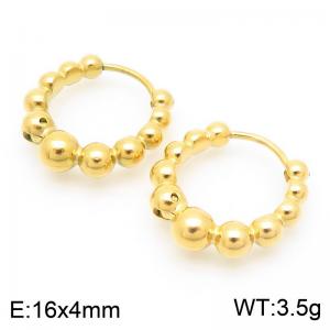 SS Gold-Plating Earring - KE113910-KFC