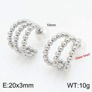 SS Gold-Plating Earring - KE113973-Z