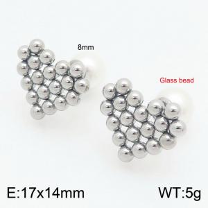 SS Gold-Plating Earring - KE113977-Z