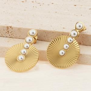 SS Gold-Plating Earring - KE114303-SP