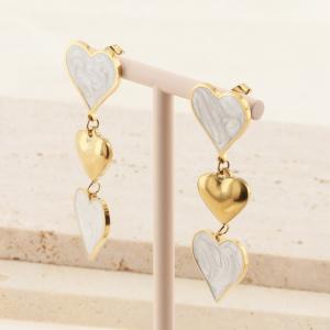 SS Gold-Plating Earring - KE114307-SP