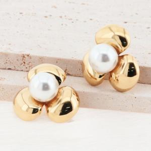 SS Gold-Plating Earring - KE114313-SP