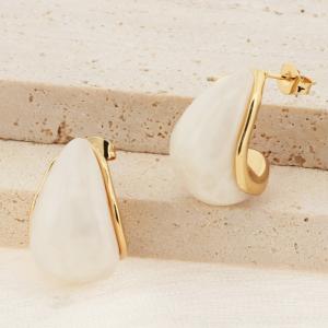 SS Gold-Plating Earring - KE114325-SP