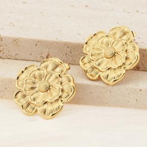 SS Gold-Plating Earring - KE114331-SP