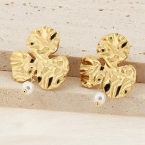 SS Gold-Plating Earring - KE114332-SP