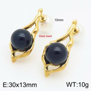SS Gold-Plating Earring - KE114365-Z