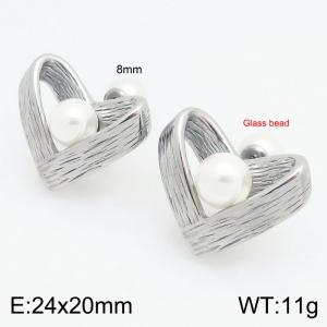 Stainless Steel Earring - KE114367-Z