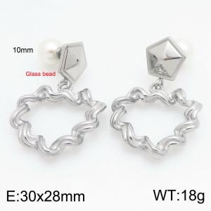 Stainless Steel Earring - KE114369-Z