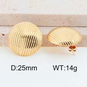 SS Gold-Plating Earring - KE114431-MI