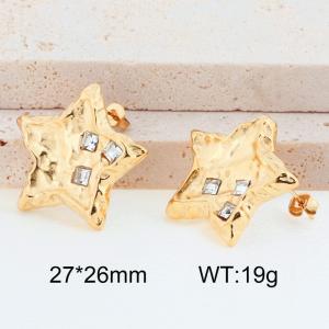 SS Gold-Plating Earring - KE114436-MI