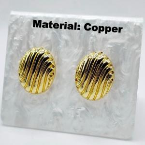 Copper Earring - KE114558-TJG