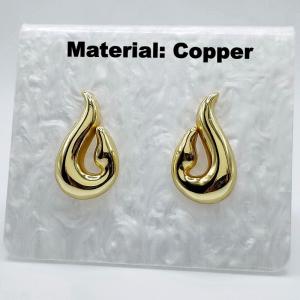 Copper Earring - KE114564-TJG