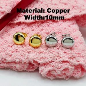 Copper Earring - KE114584-TJG