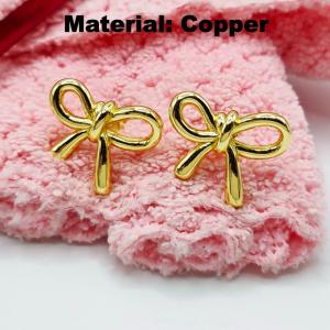 Copper Earring - KE114595-TJG
