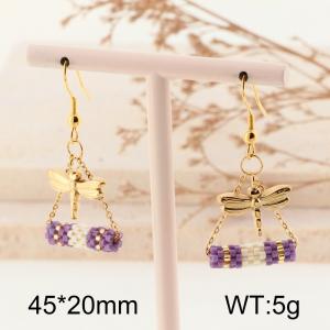 SS Gold-Plating Earring - KE114652-FA