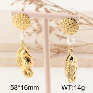 SS Gold-Plating Earring - KE114655-FA