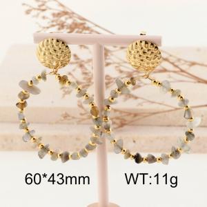 SS Gold-Plating Earring - KE114659-FA